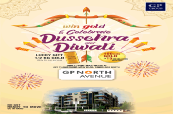 Ready to move apartments with no GST at GP North Avenue in Bangalore